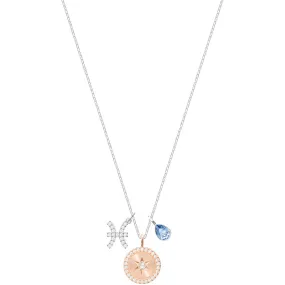 Swarovski Zodiac Pendant PISCES, Blue, Rhodium Plating -5349219