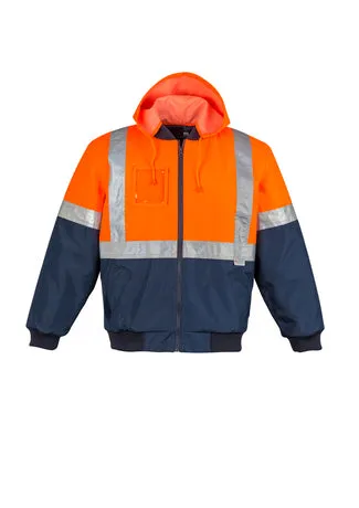 Syzmik Mens Hi Vis Quilted Flying Jacket (ZJ351)-