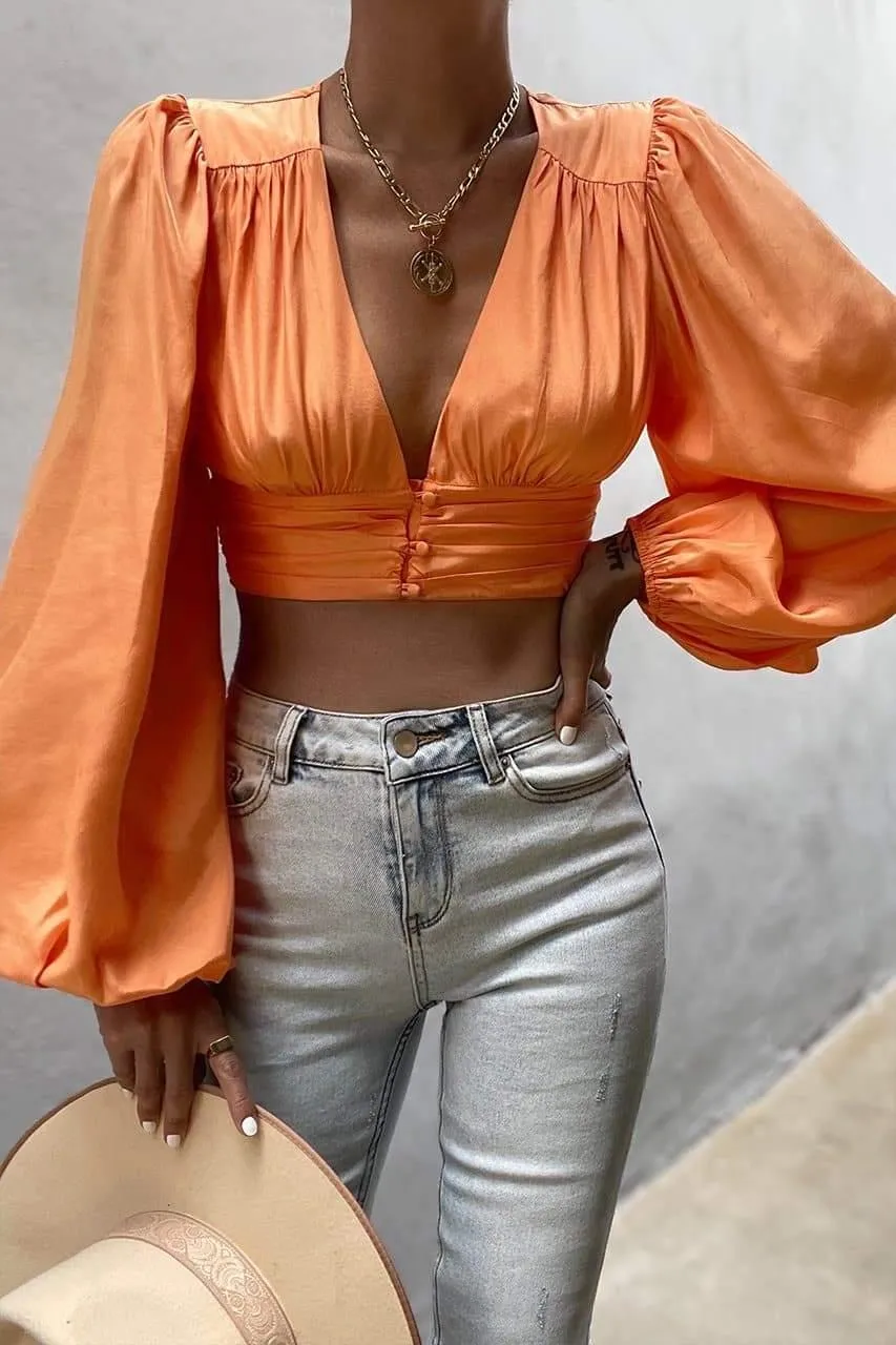 Talia Top - Orange