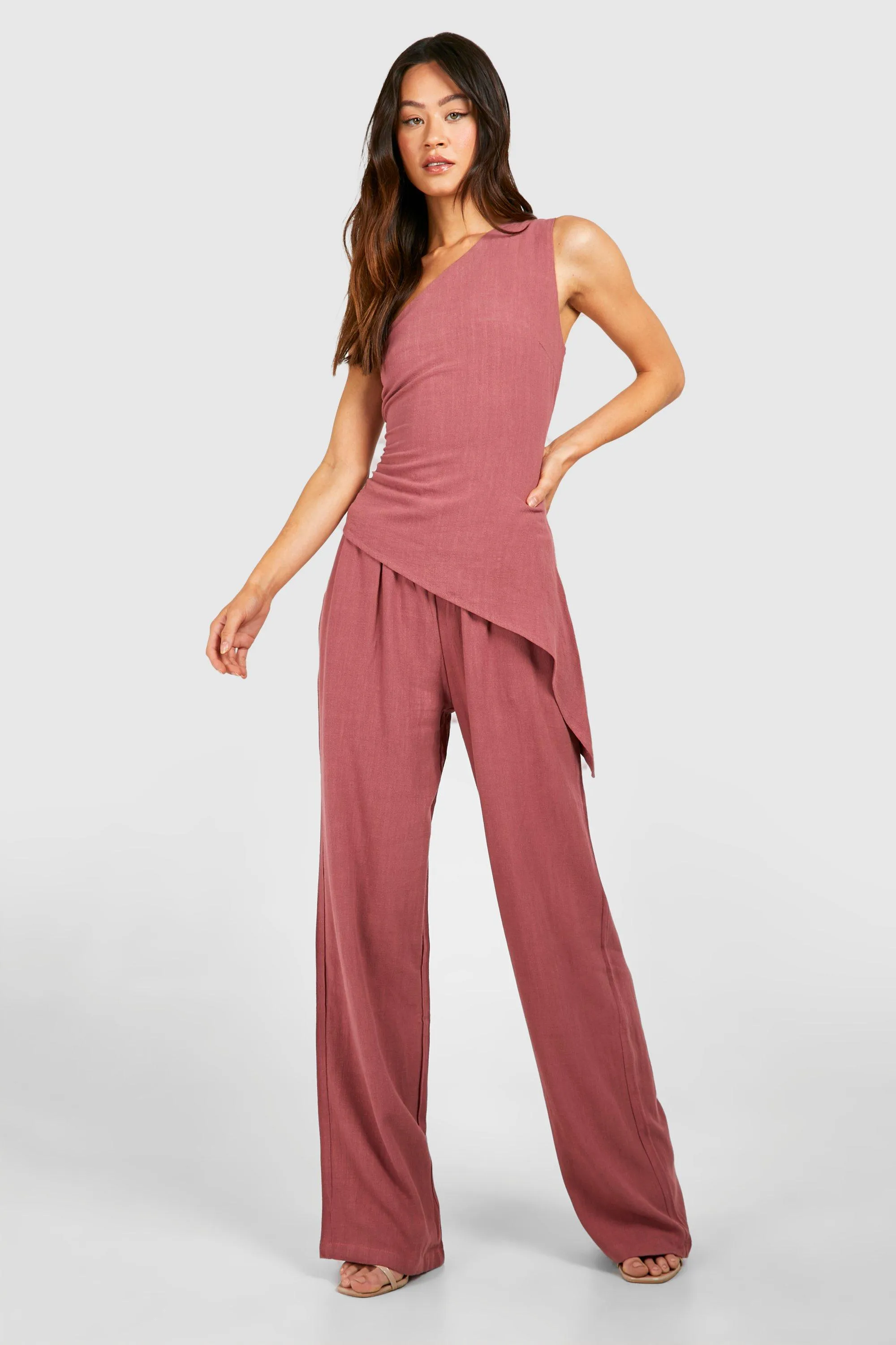 Tall Linen Straight Leg Pants