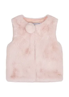 TARTINE ET CHOCOLAT KIDS Faux fur gilet (18-36 months) -                         -                     -                