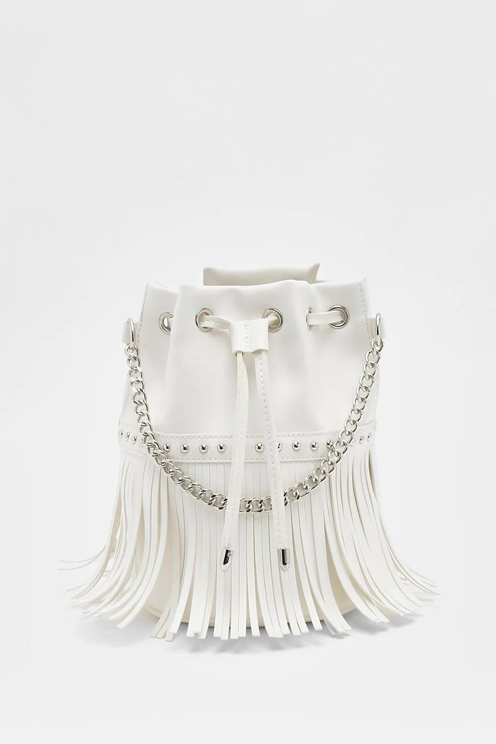 Tassel Fringe Bucket Bag