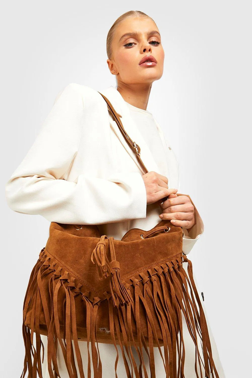 Tassel Fringe Cross Body Bag