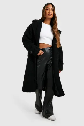 Teddy Faux Fur Belted Coat