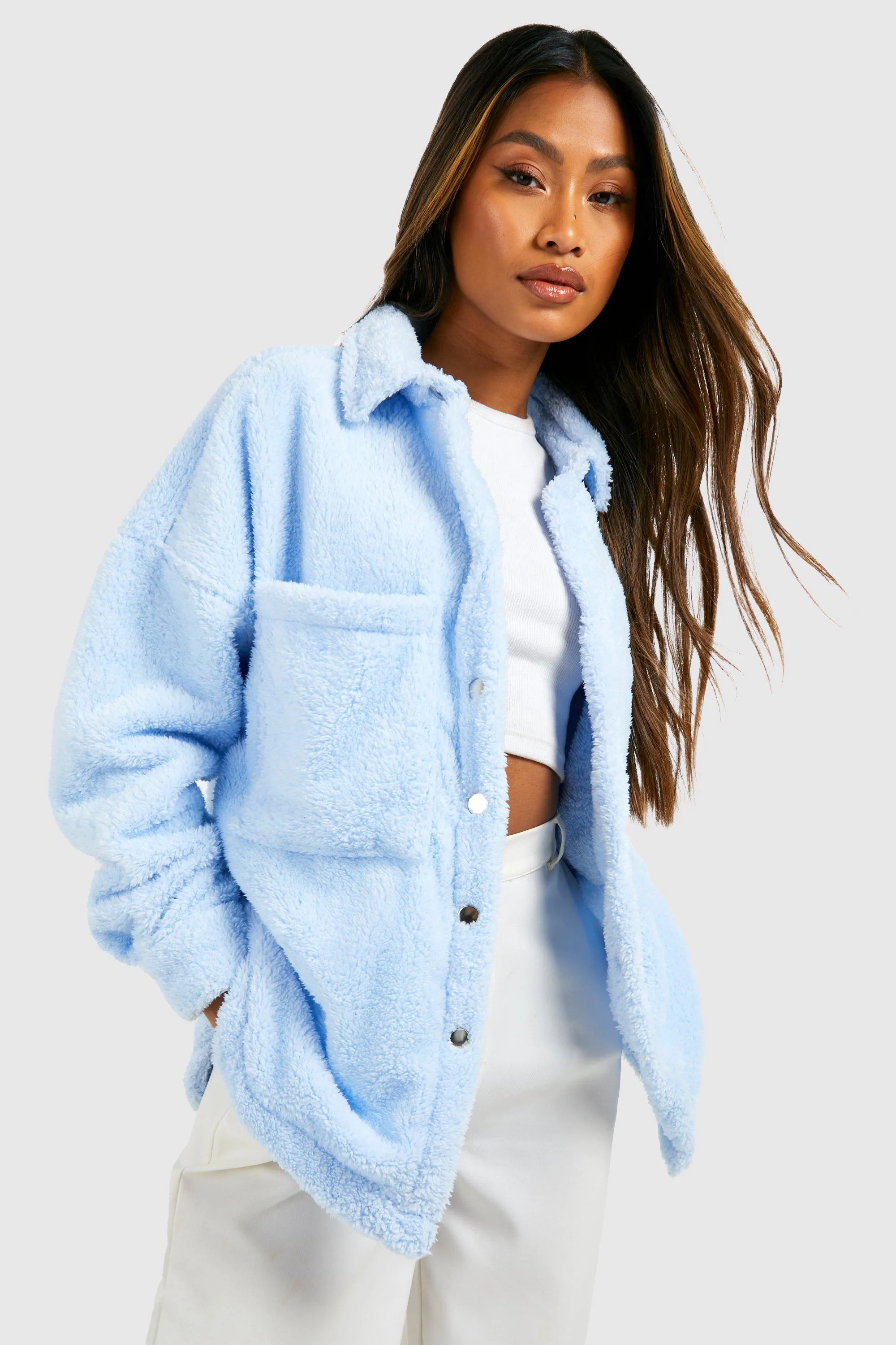 Teddy Faux Fur Shacket