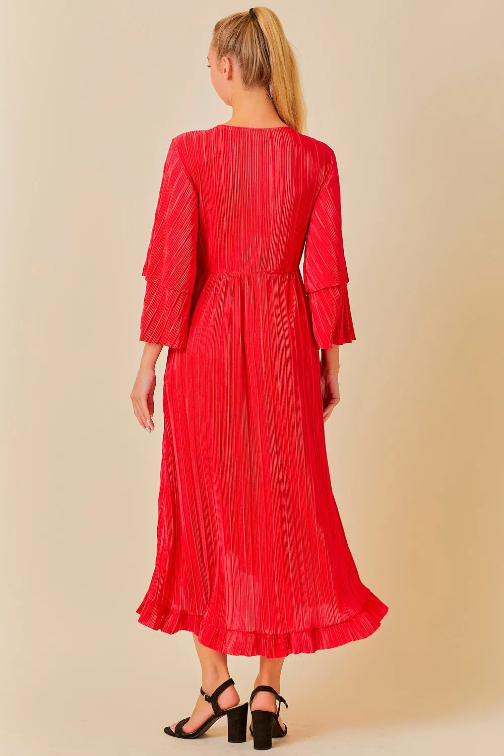 The Elegance Dress- Red