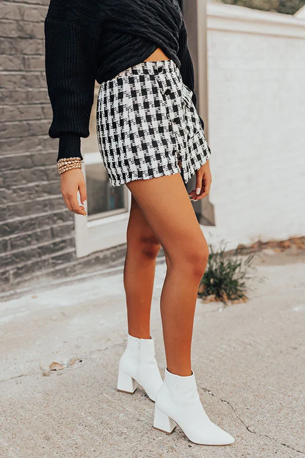 The Idra Tweed Skort