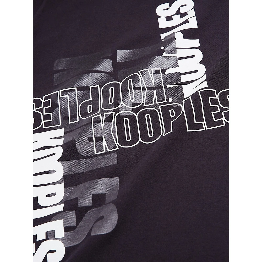 The Kooples Abstract Logo-Lettered T-Shirt