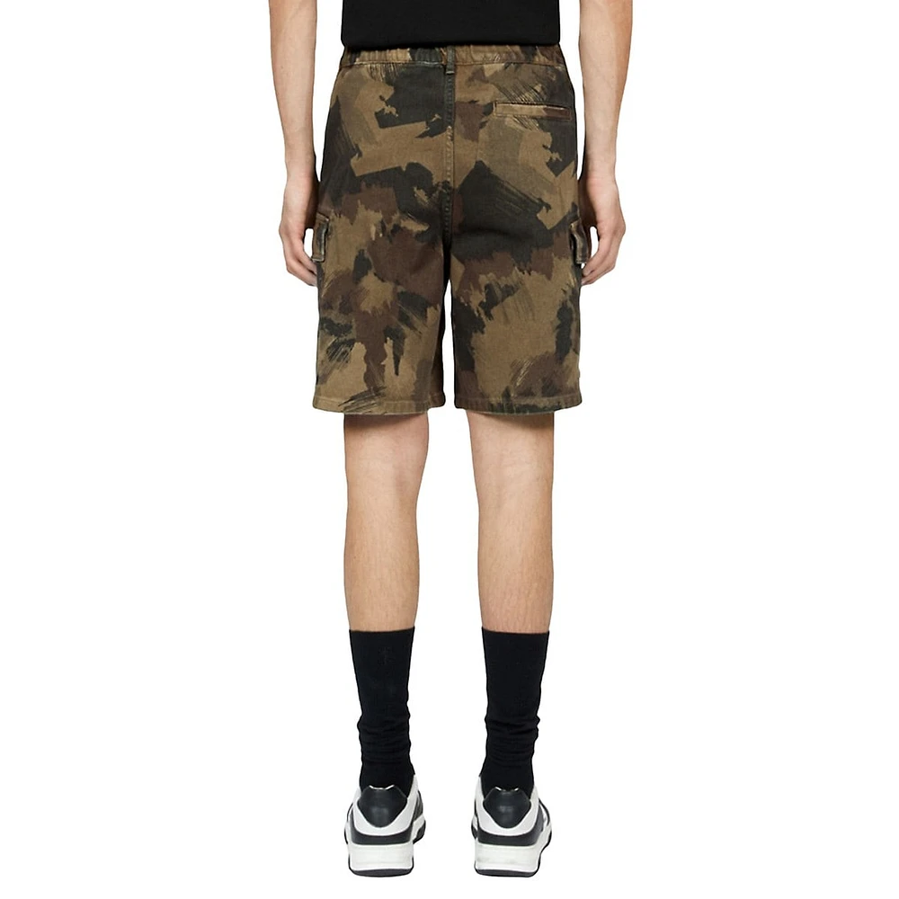 The Kooples Camouflage Cargo Shorts