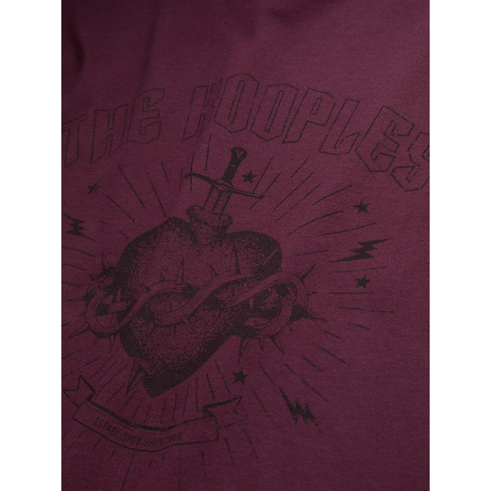 The Kooples Dagger-Heart Logo Serigraphy T-Shirt