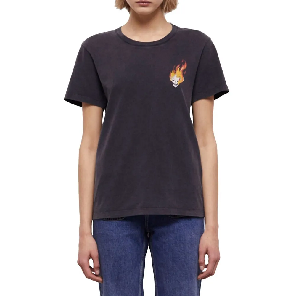 The Kooples Fiery Skull T-Shirt