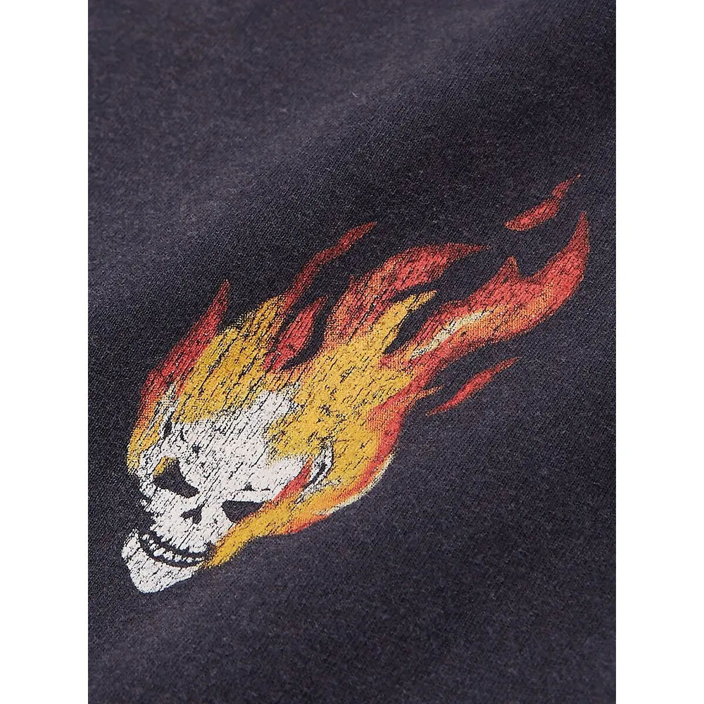 The Kooples Fiery Skull T-Shirt