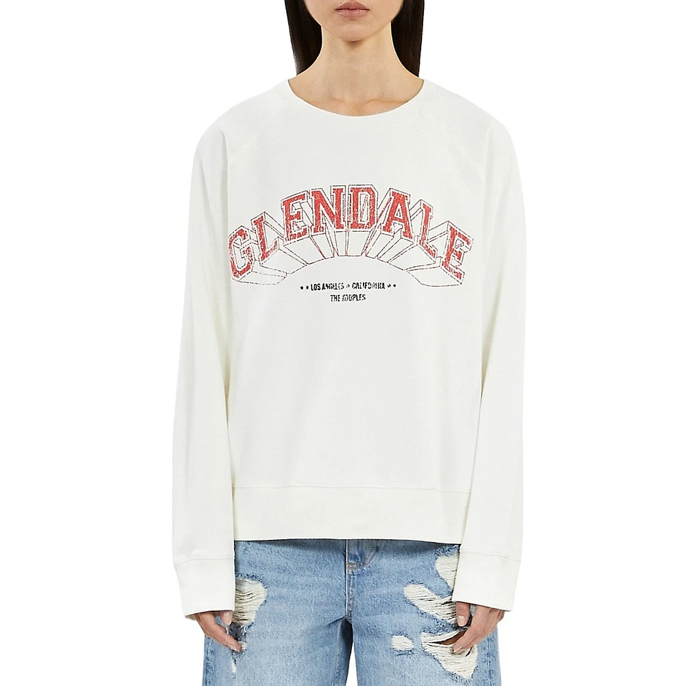 The Kooples Glendale Serigraphy Sweatshirt