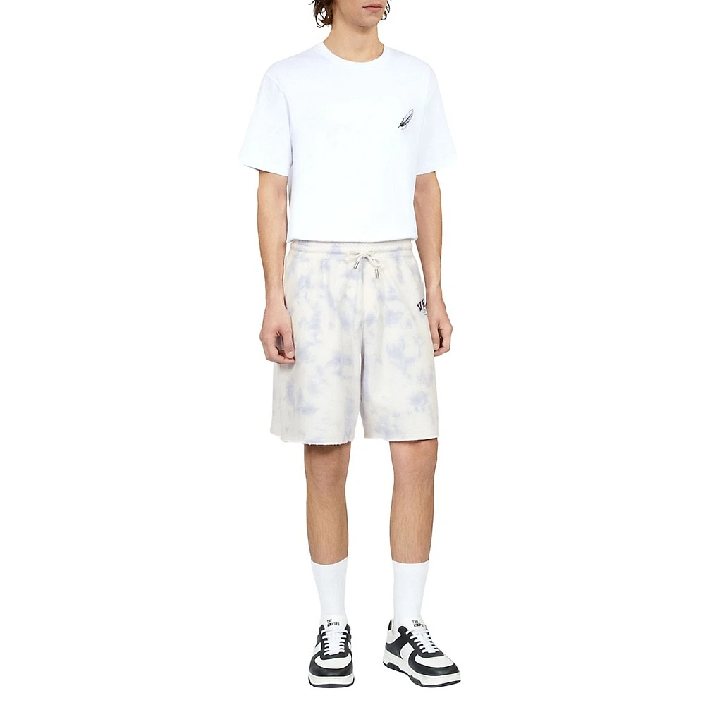 The Kooples Gradient Cotton Sweats Shorts