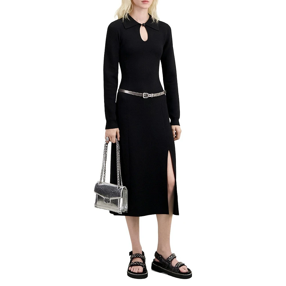 The Kooples Knit Midi Dress