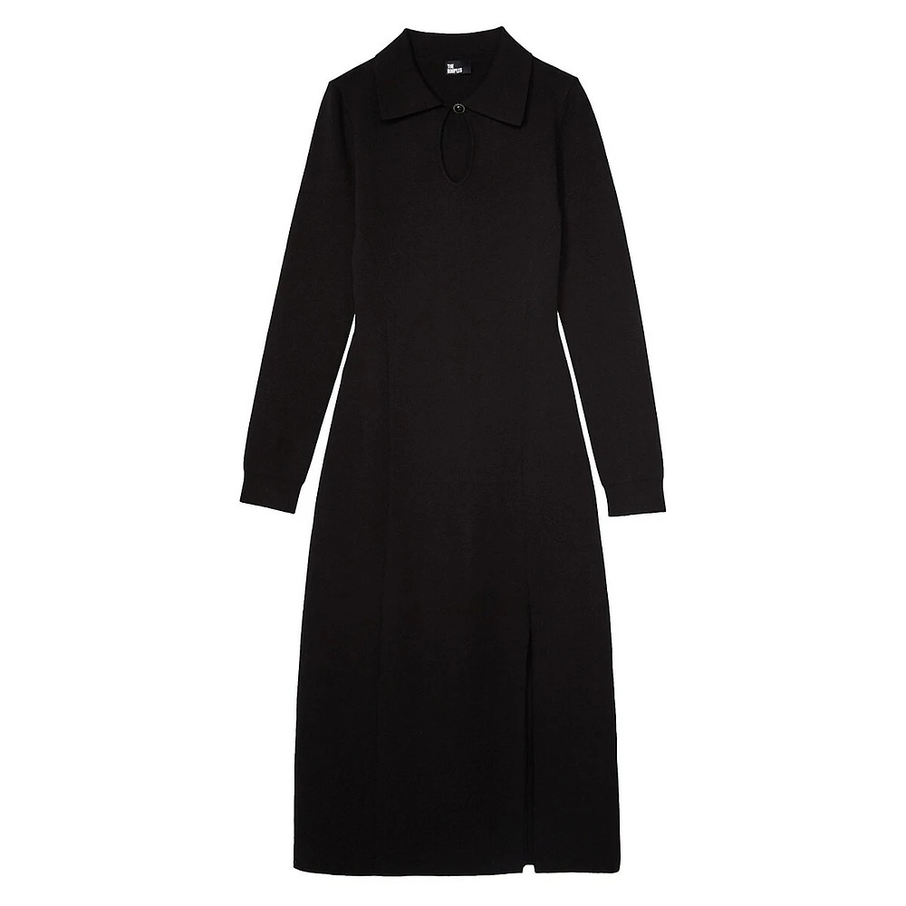 The Kooples Knit Midi Dress