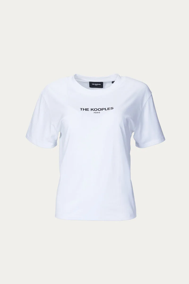 THE KOOPLES LOGO COTTON-JERSEY T-SHIRT