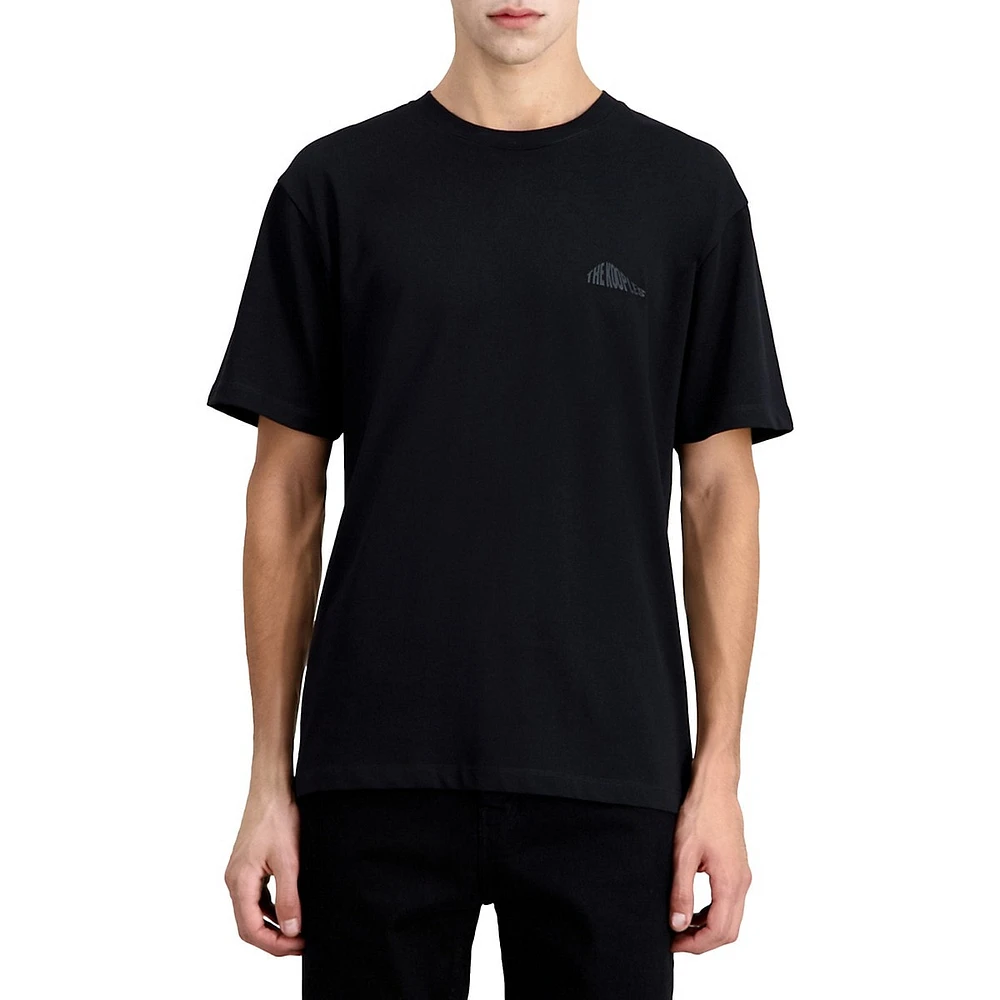 The Kooples Logo Serigraphy-Back T-Shirt