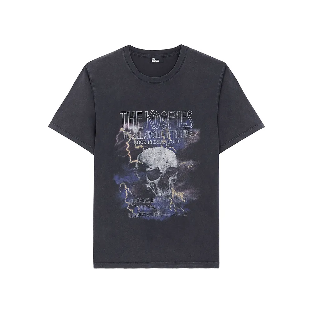 The Kooples Loose-Fit Graphic T-Shirt