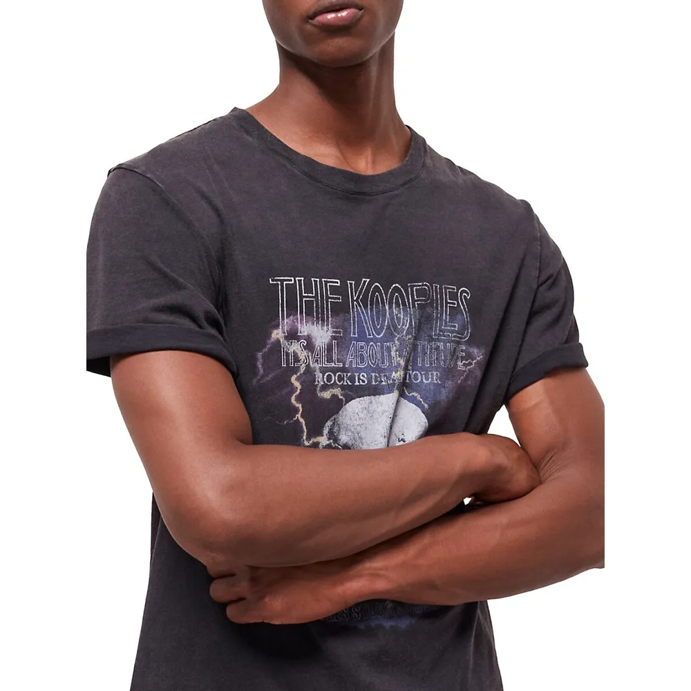 The Kooples Loose-Fit Graphic T-Shirt