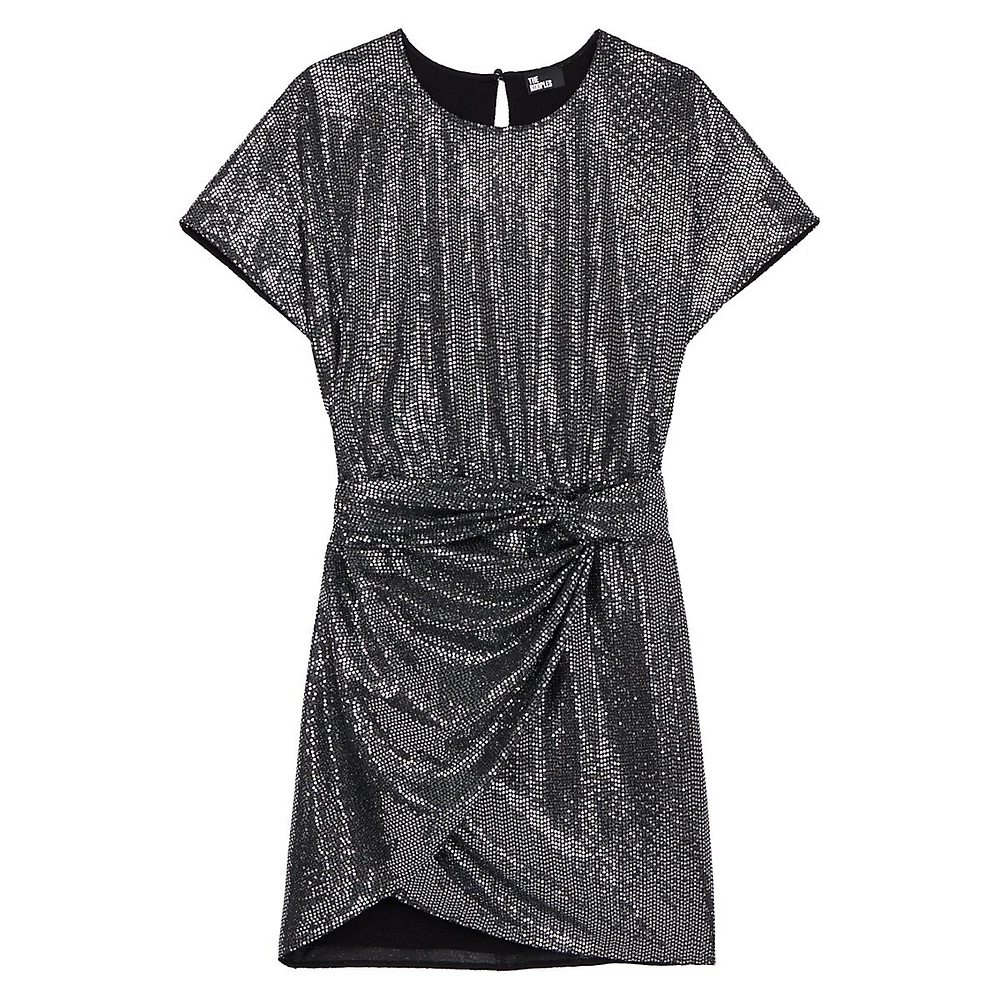 The Kooples Metallic Mini Dress