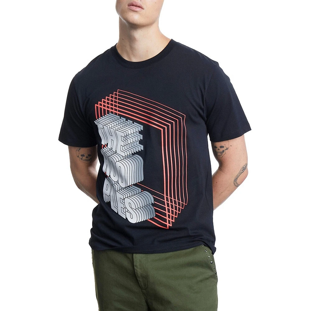 The Kooples Neon Logo Serigraphy T-Shirt