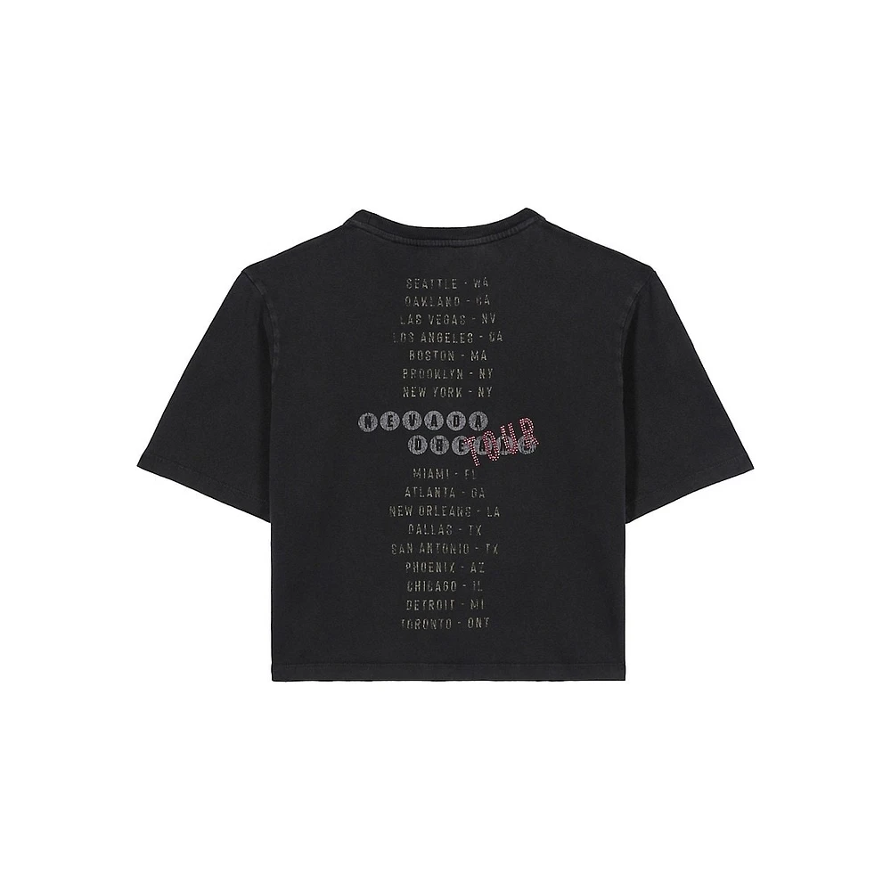 The Kooples Nevada Dreams Embellished Serigraphy T-Shirt