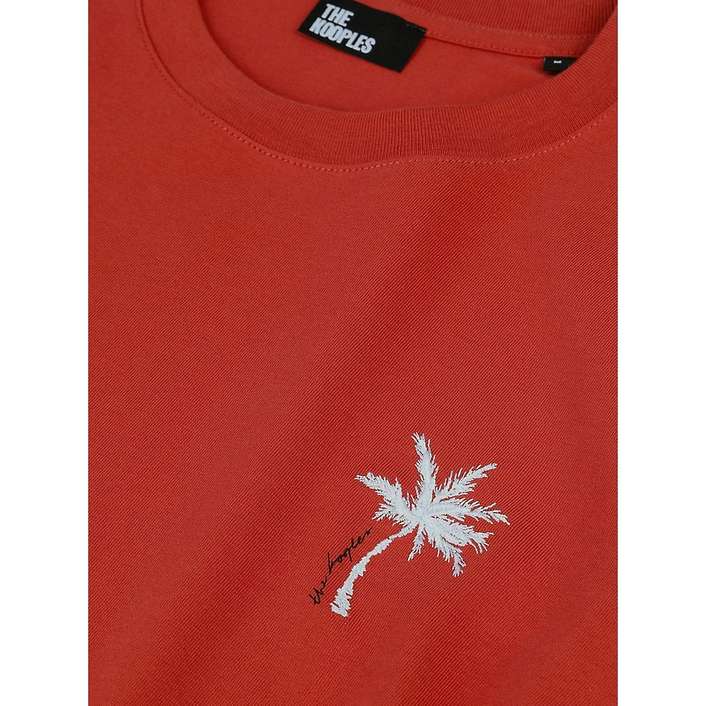 The Kooples Palm Tree Embroidery T-Shirt