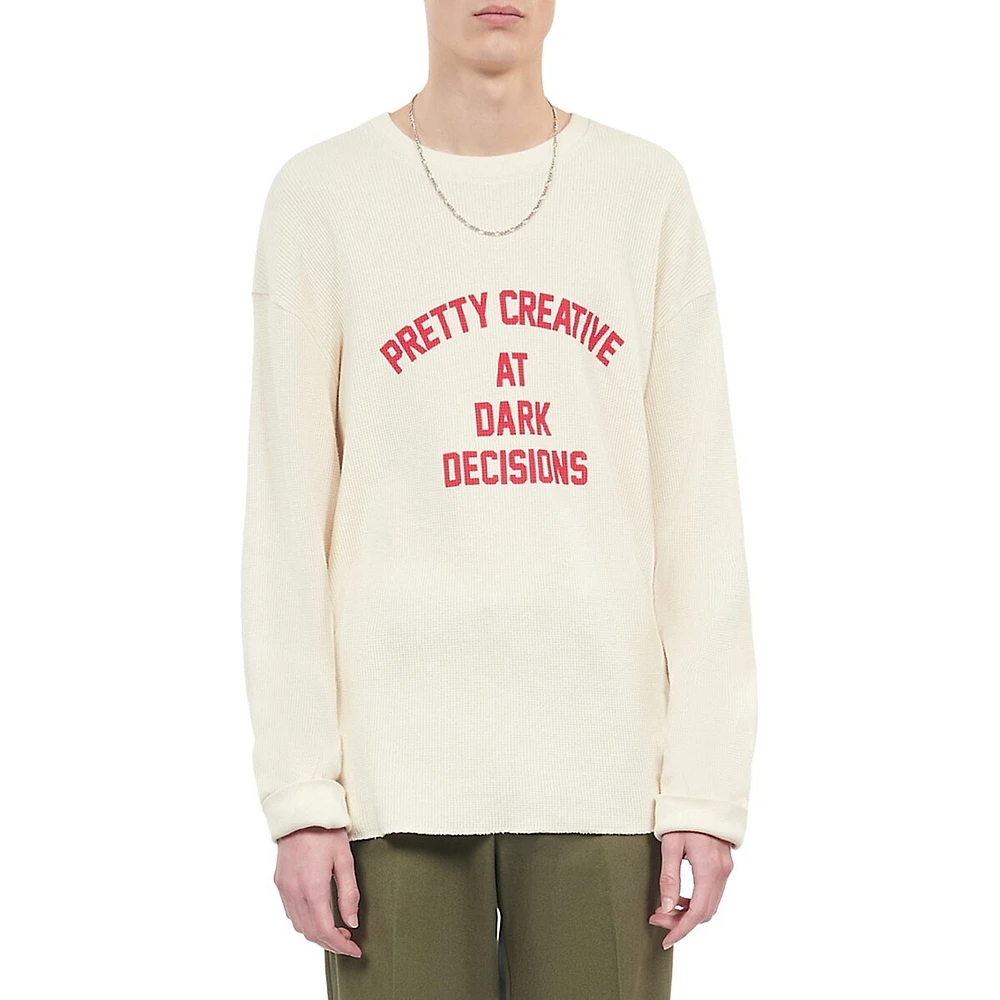 The Kooples Pretty Creative Serigraphy Sweatshirt