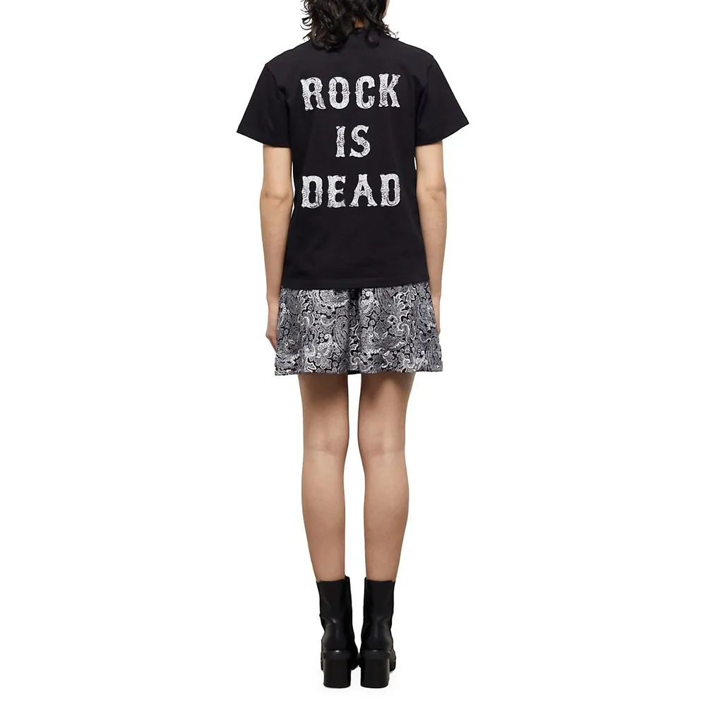 The Kooples Rock Is Dead Back Graphic T-Shirt