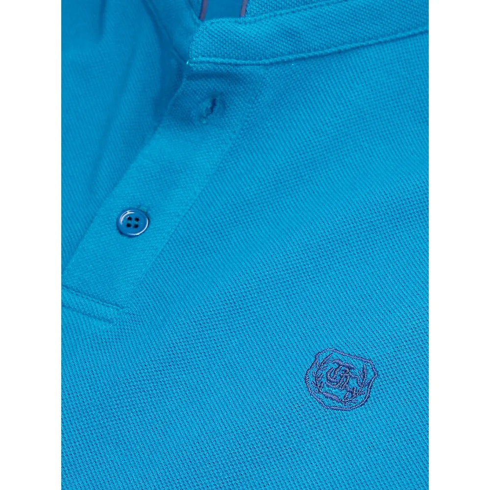 The Kooples Slim-Fit Officer-Collar Polo Shirt