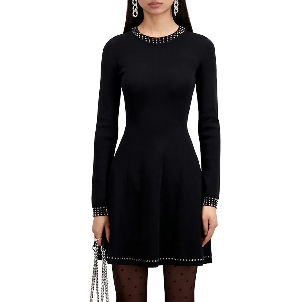 The Kooples Studded Skater Dress