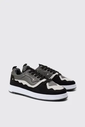 Tonal Chunky Sneakers In Black