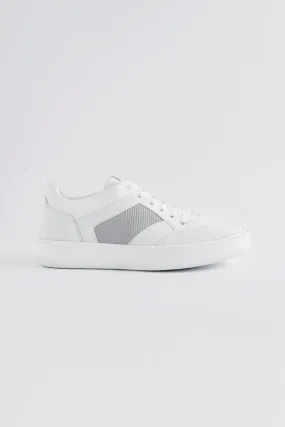 Tonal Contrast Panel Sneakers