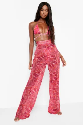 Tropicana Chiffon Beach Pants