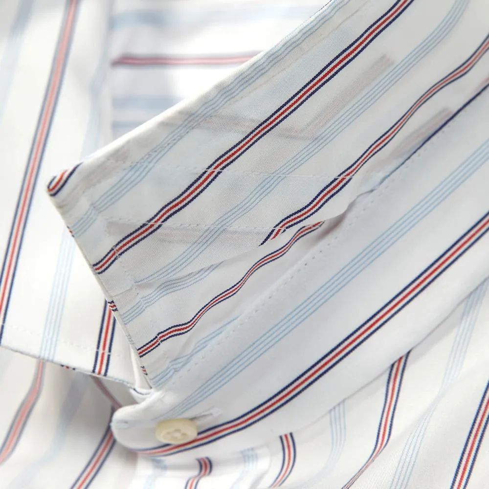 Troy Shirtmakers Guild Stripe ShirtWhite, Red & Blue