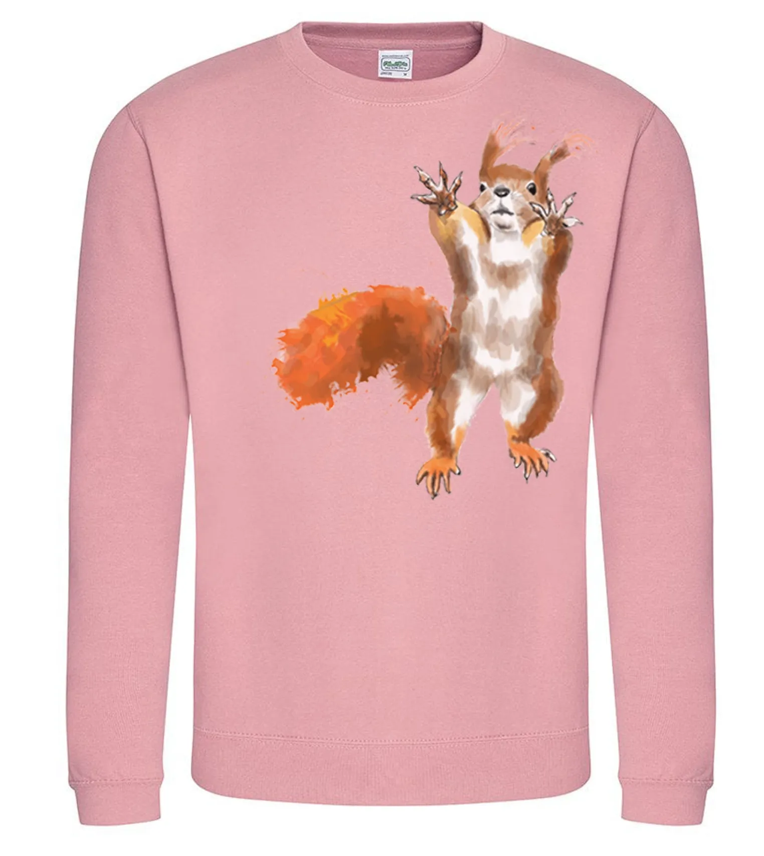 Unisex sweatshirt, Red Squirrel