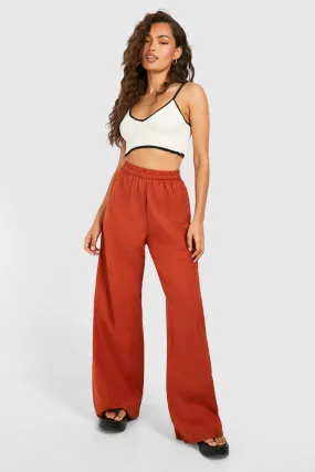 Wide Leg Linen Pants