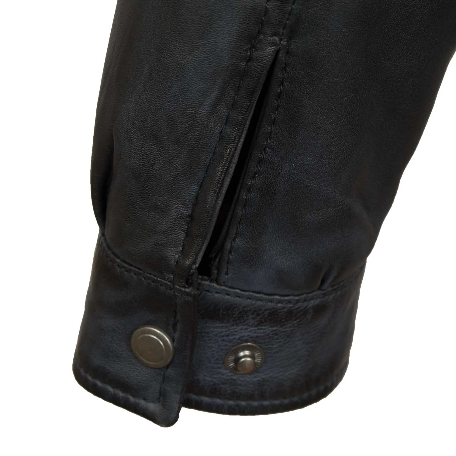 Will: Men's Blue Leather Blouson Jacket