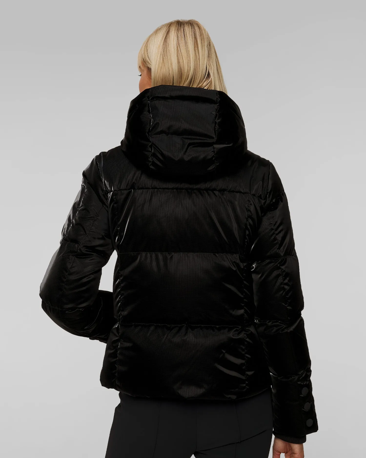 Women’s black down ski jacket BOGNER Hella-D 31569121-26