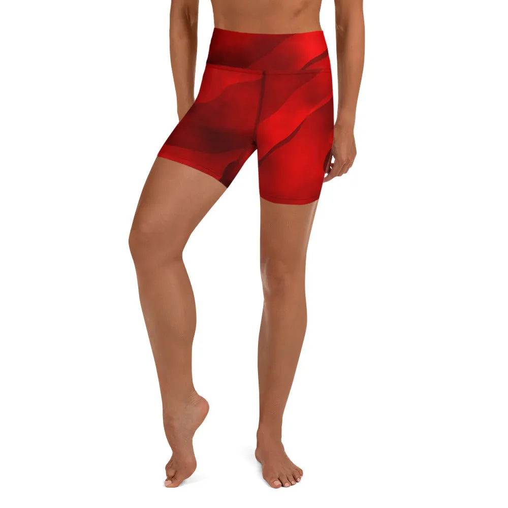 Yoga Shorts True Red