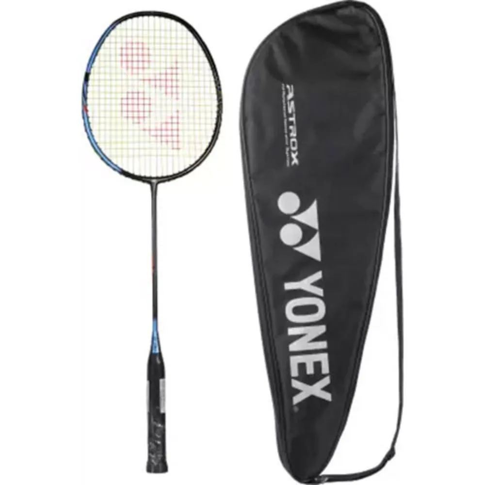 YONEX Astrox Smash Strung Badminton Racquet (Black/Ice Blue)