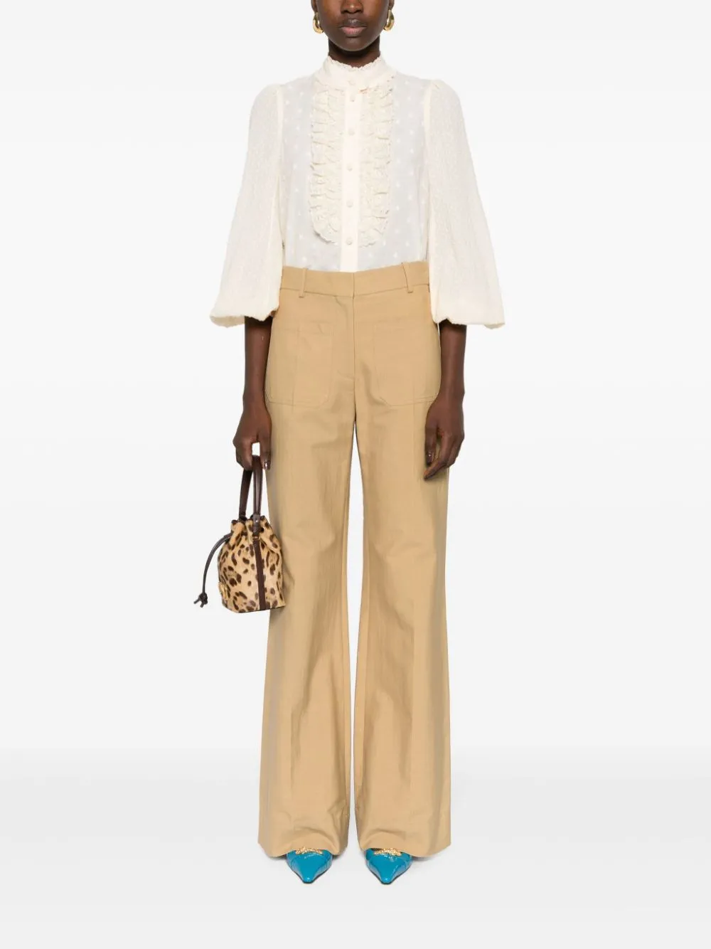 ZIMMERMANN Beige Women's Shirt for 2024 Season