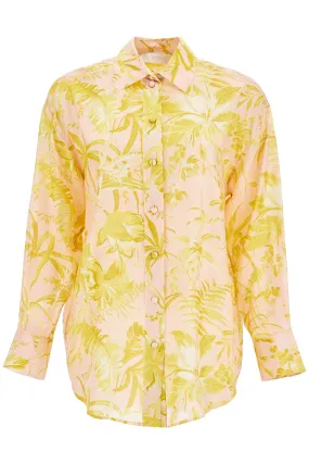 ZIMMERMANN Elegant Silk Floral Print Shirt