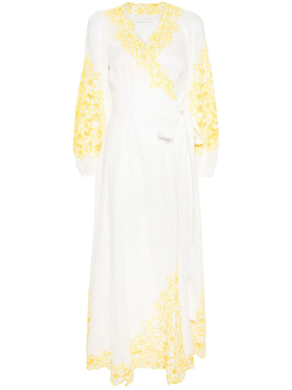 ZIMMERMANN Golden midi dress - Neutrals