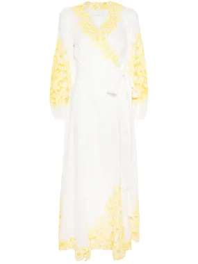 ZIMMERMANN Golden midi dress - Neutrals