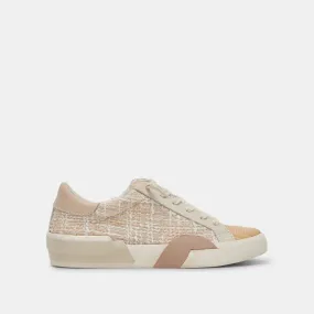 ZINA Sneakers Beige Multi Woven | Women's Elevated Beige Sneakers– Dolce Vita 6955421073474